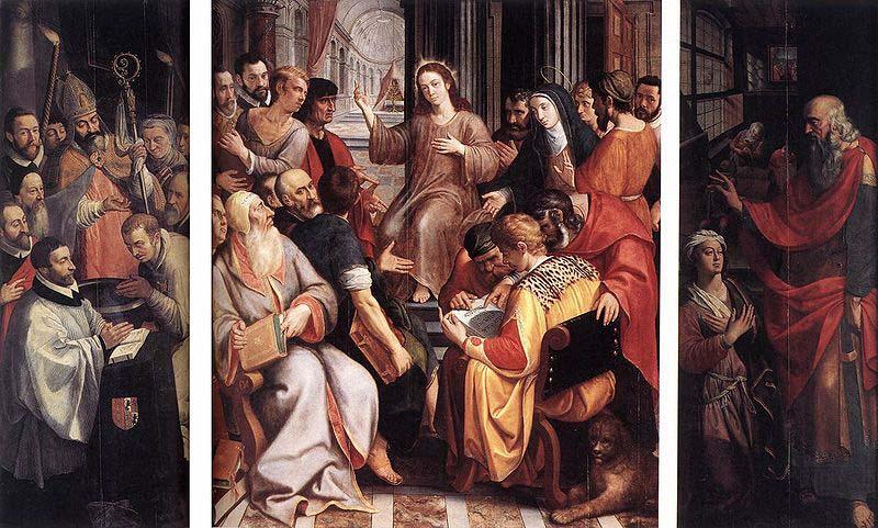 Frans Francken II Jesus among the Doctors Sweden oil painting art